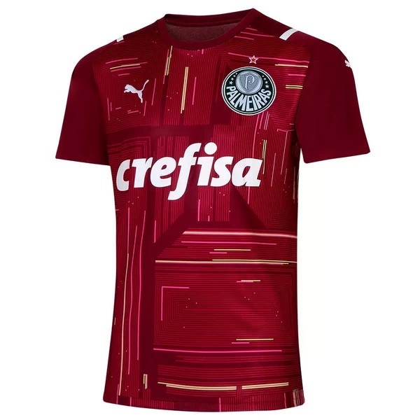 Thailande Maillot Football Palmeiras Gardien 2021-22 Rouge